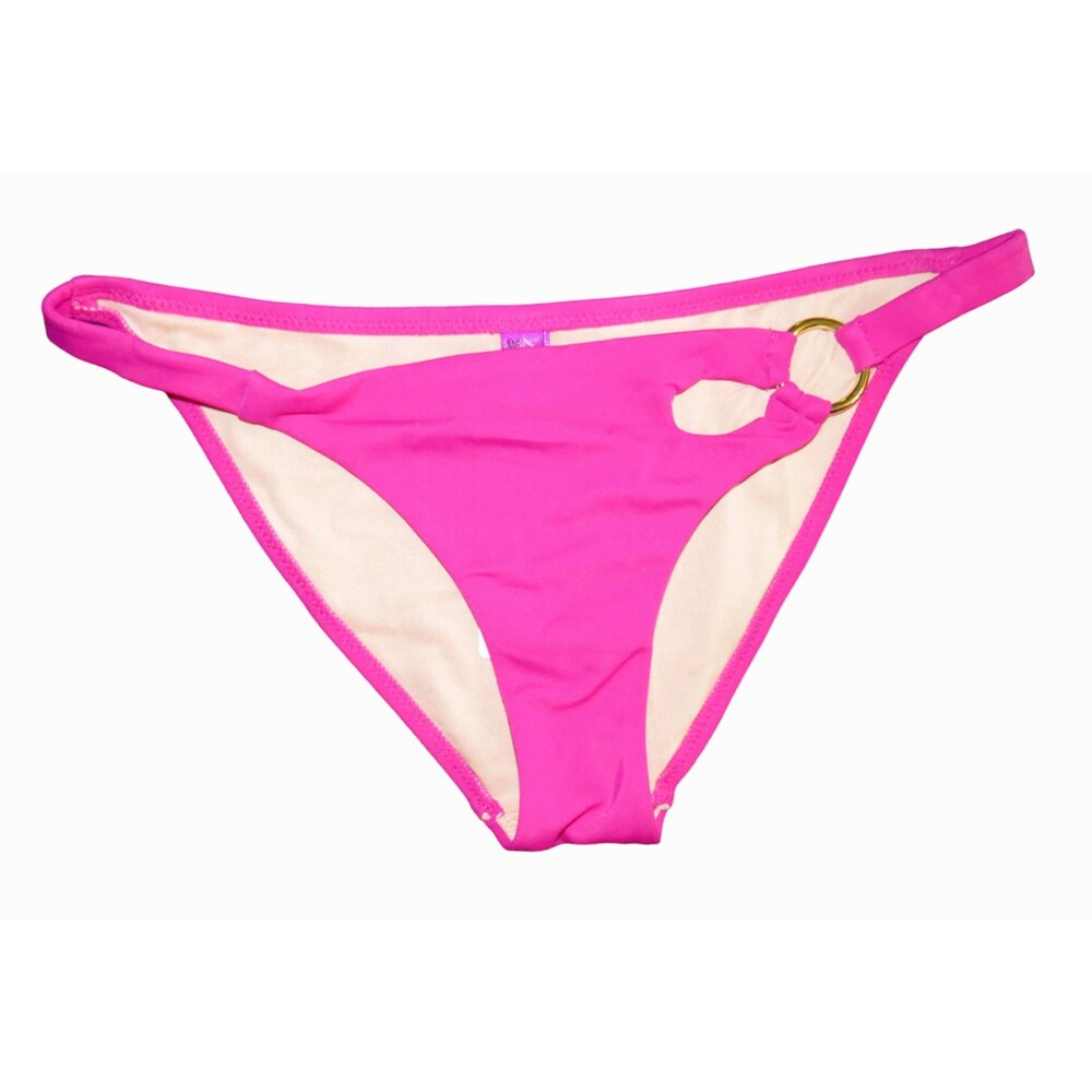 L'Agent By Agent Provocateur Fuchsia Adrina Cut Out Bikini Bottoms Size Small